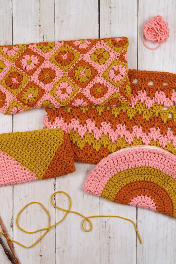 Sunset Four Bag Set Crochet Pattern
