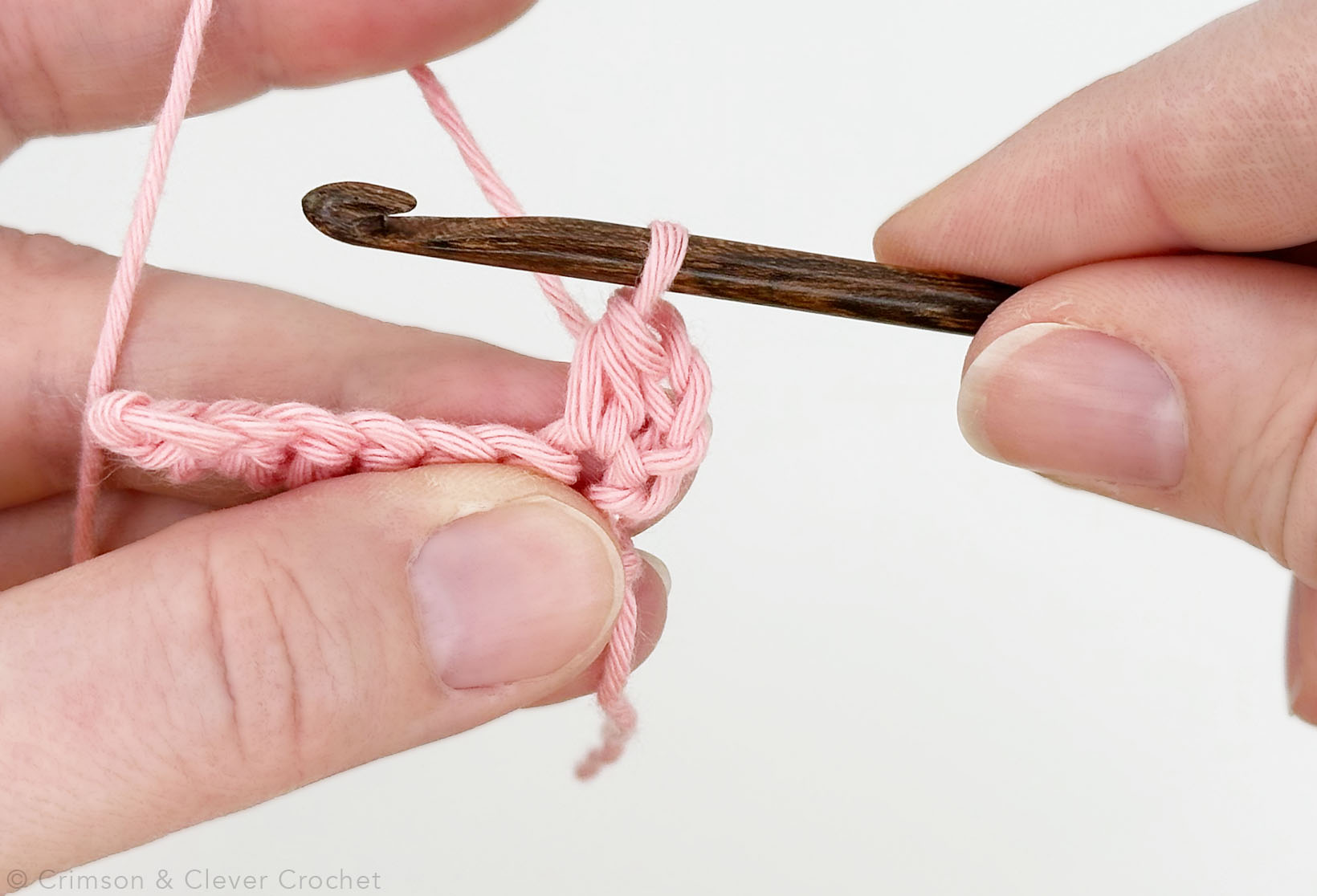 Completed Half Double Crochet (hdc)