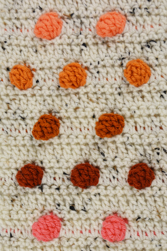 Colorful Bobbles Panel Pattern