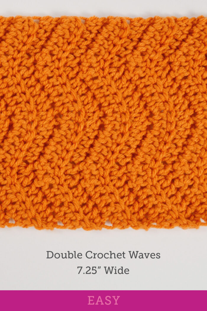 Double Crochet Waves Panel Pattern - Image 2