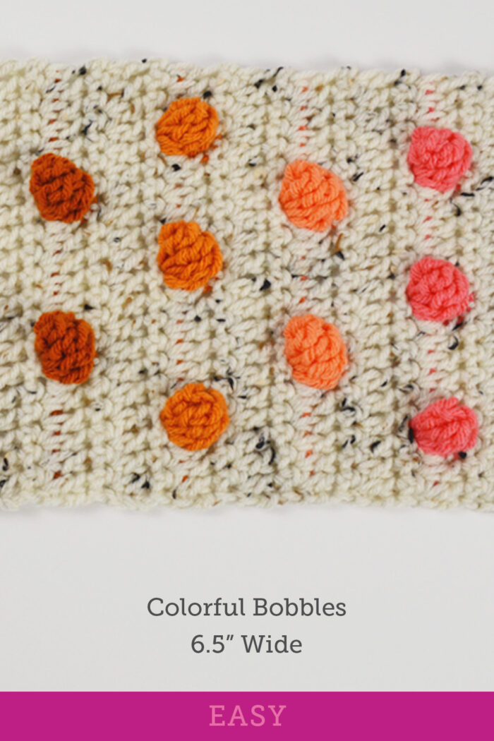 Colorful Bobbles Panel Pattern - Image 2
