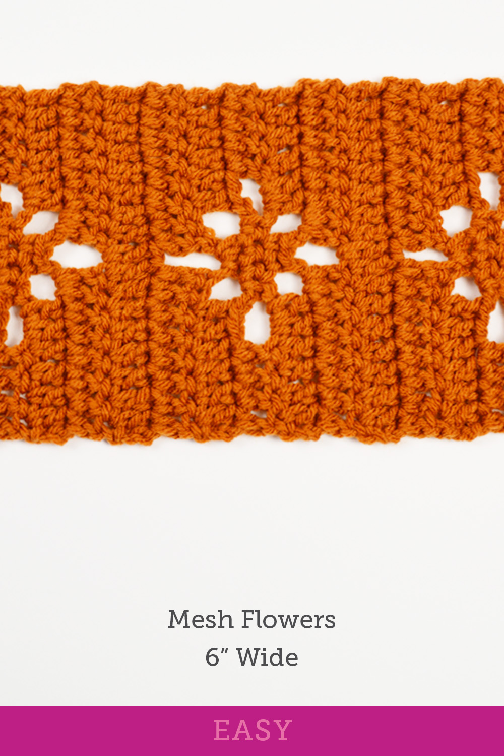 Mesh Flowers Panel Crochet Pattern - Image 2