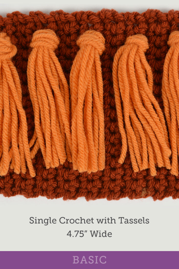 Single Crochet Tassels Panel Pattern - Image 2