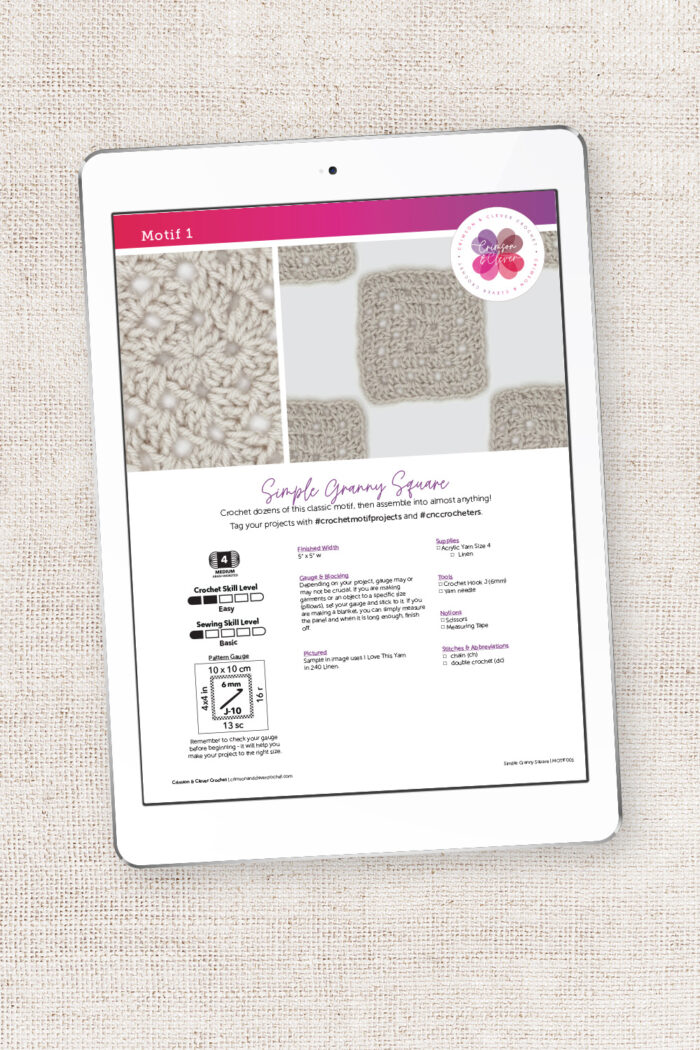 Simple Granny Square Motif Pattern - Image 3
